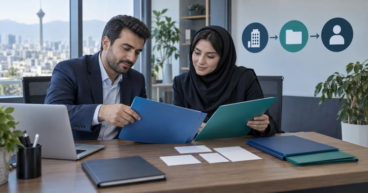 بررسی زنجیره اختیار نماینده سهامدار حقوقی برای ثبت شرکت